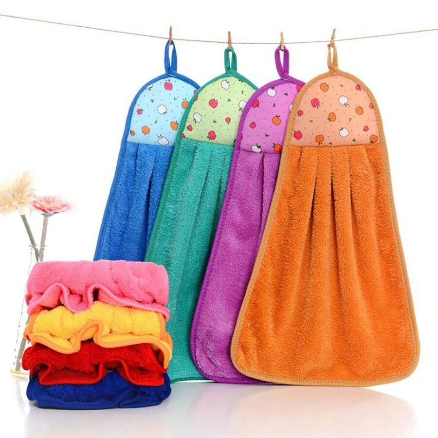 Hangable & Absorbent Hand Towels, Oil-Removing Towels 1 Pack