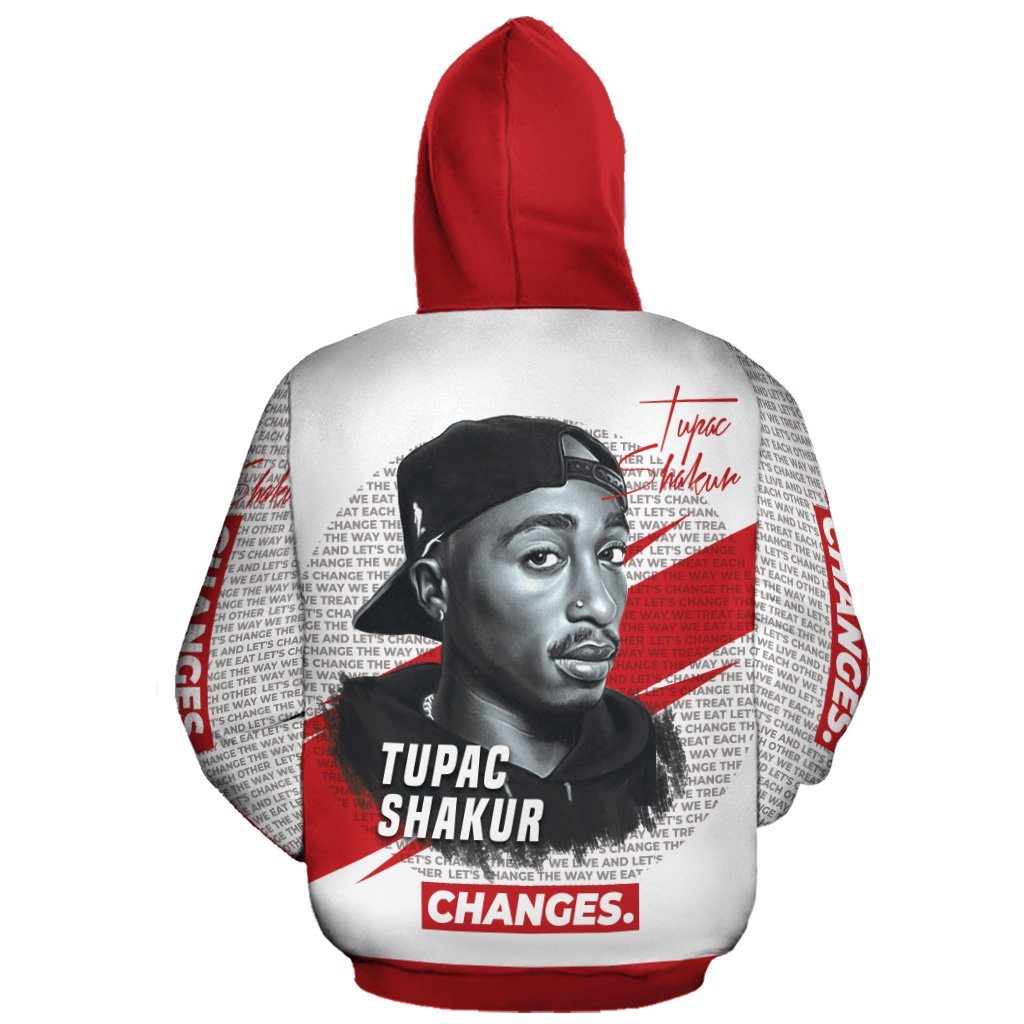 Tupac Change All-over Hoodie