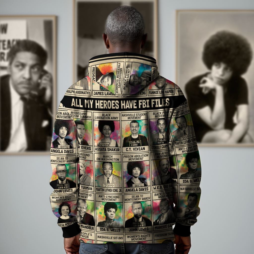 All My Heroes Have FBI Files All-over Hoodie