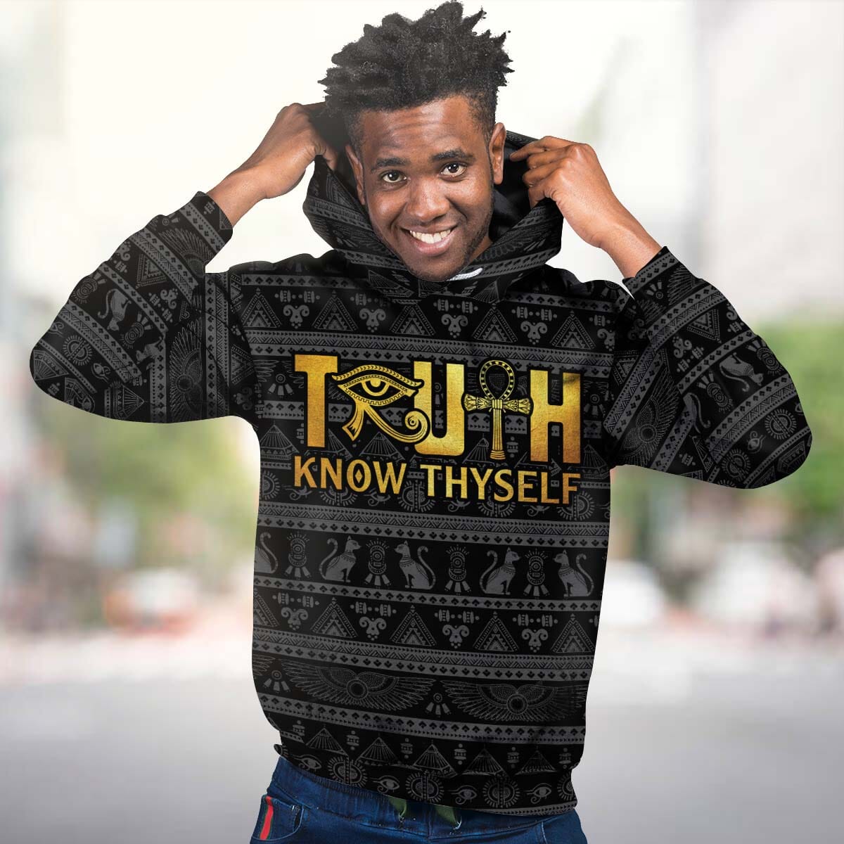 Truth Know Thyself All-over Hoodie 2