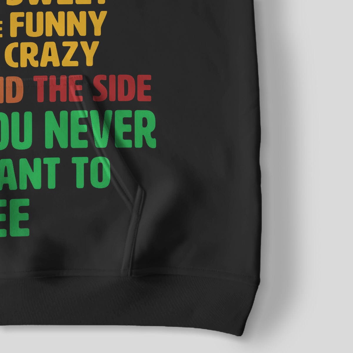 Three Sides Of Me All-over Hoodie