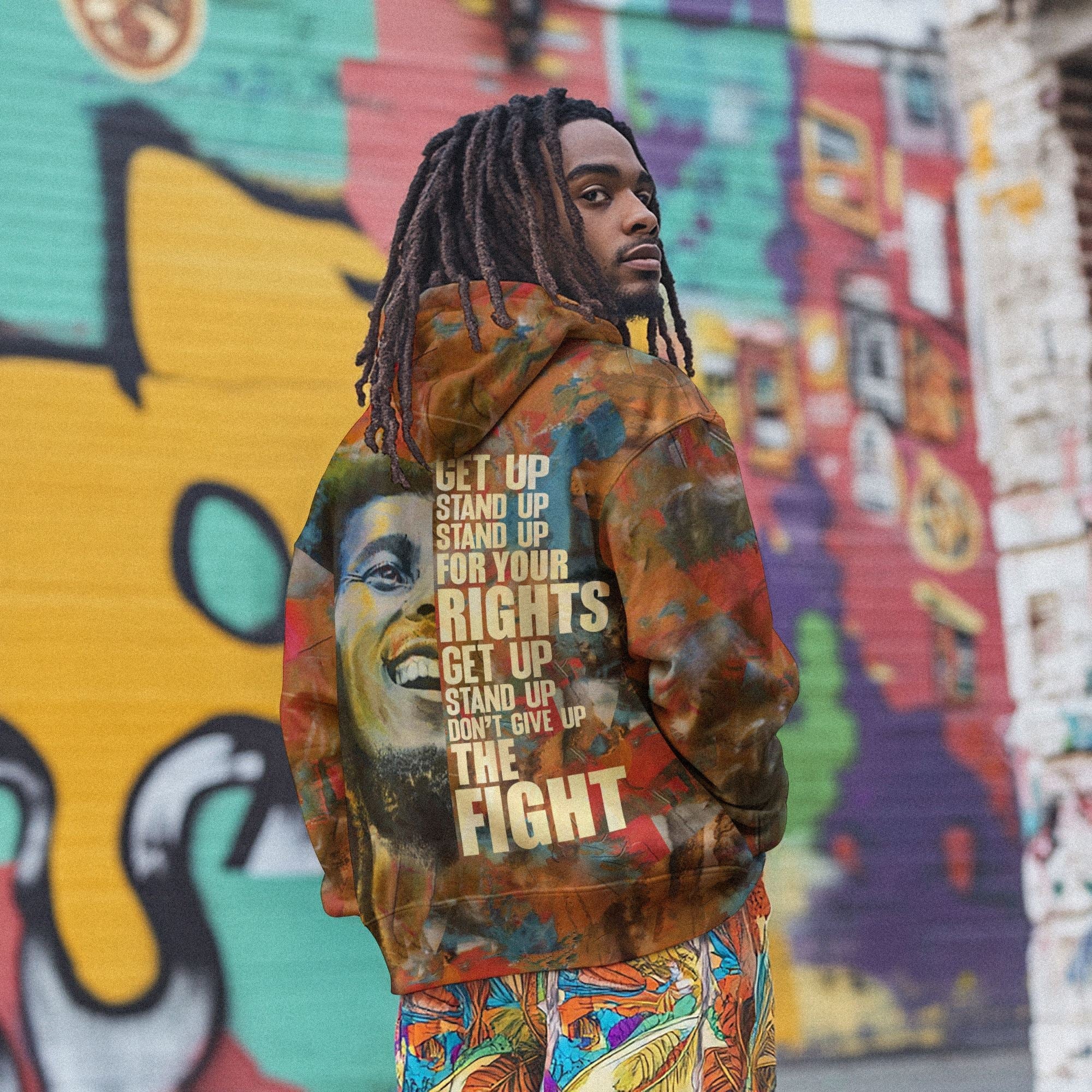 Bob Marley All-over Hoodie