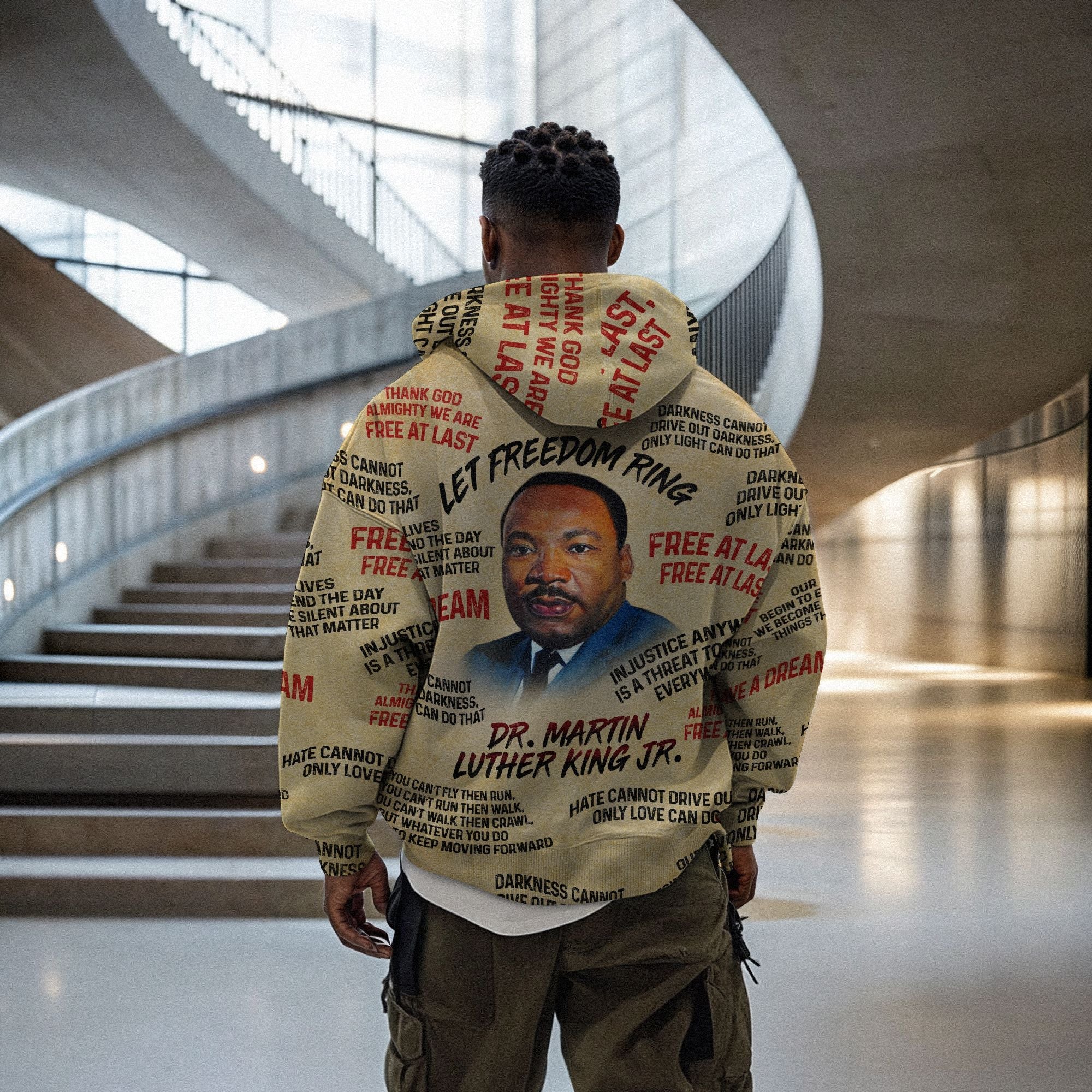 Martin Luther King The Leader 2 All-over Hoodie