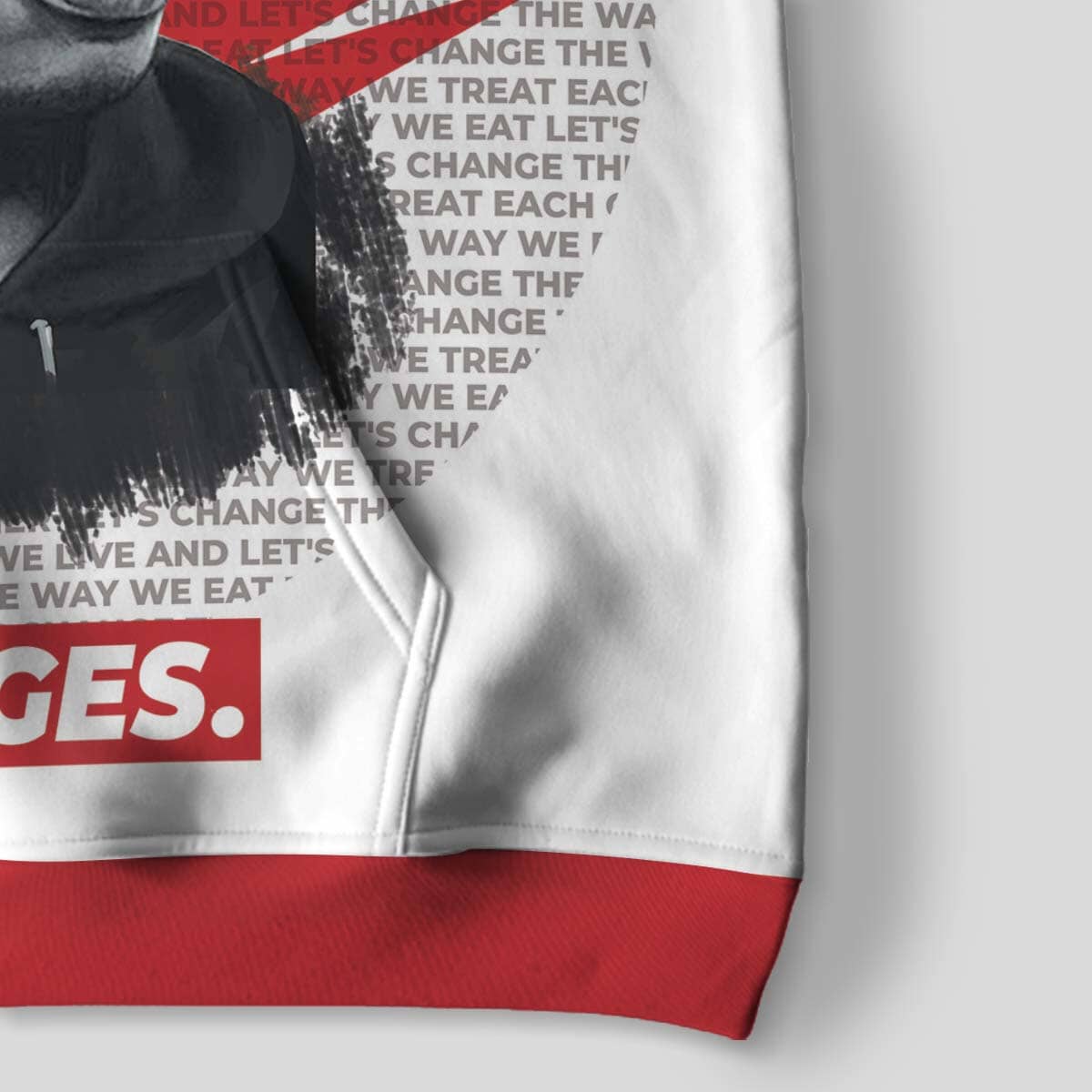 Tupac Change All-over Hoodie