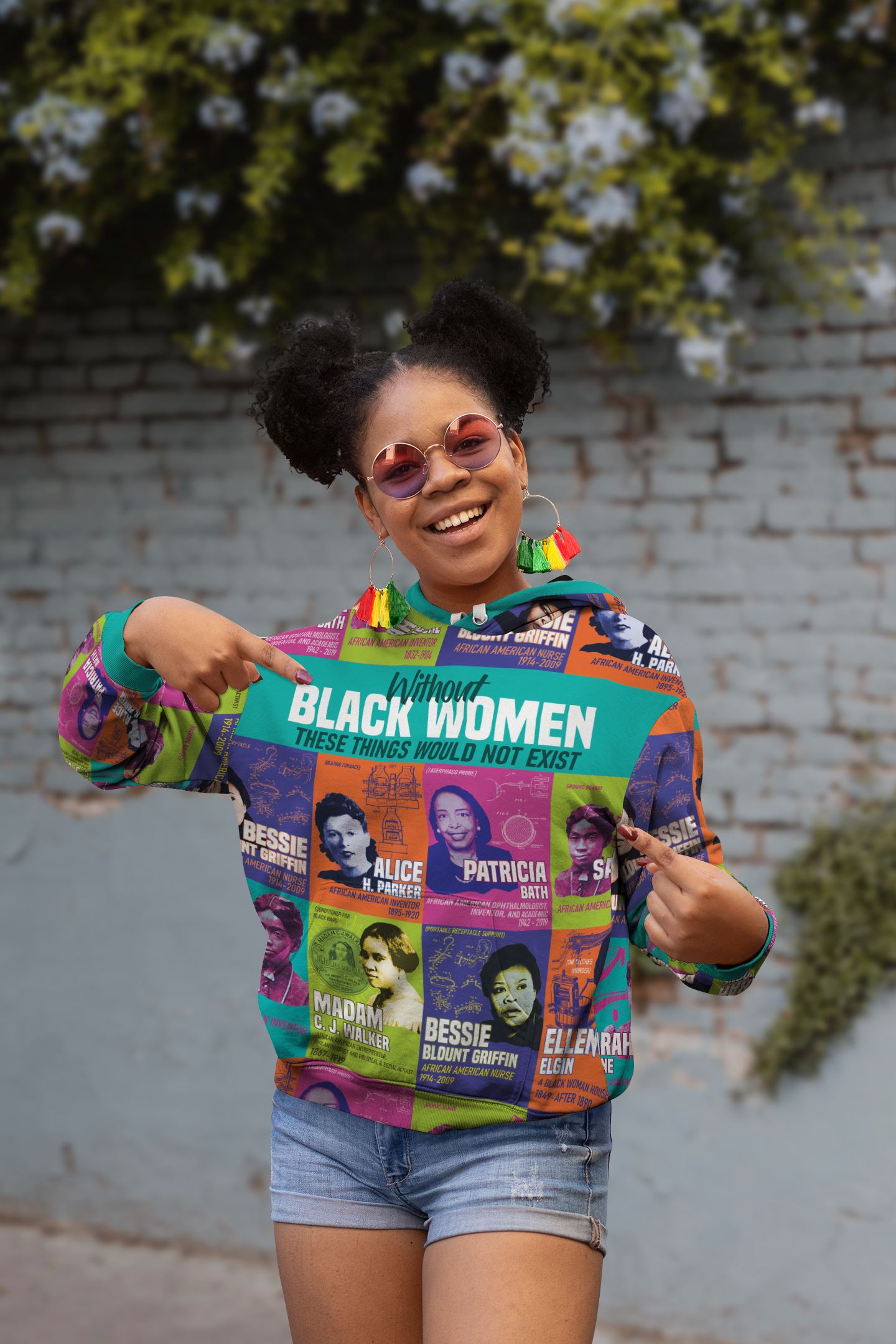 African Women Inventors All-over Hoodie