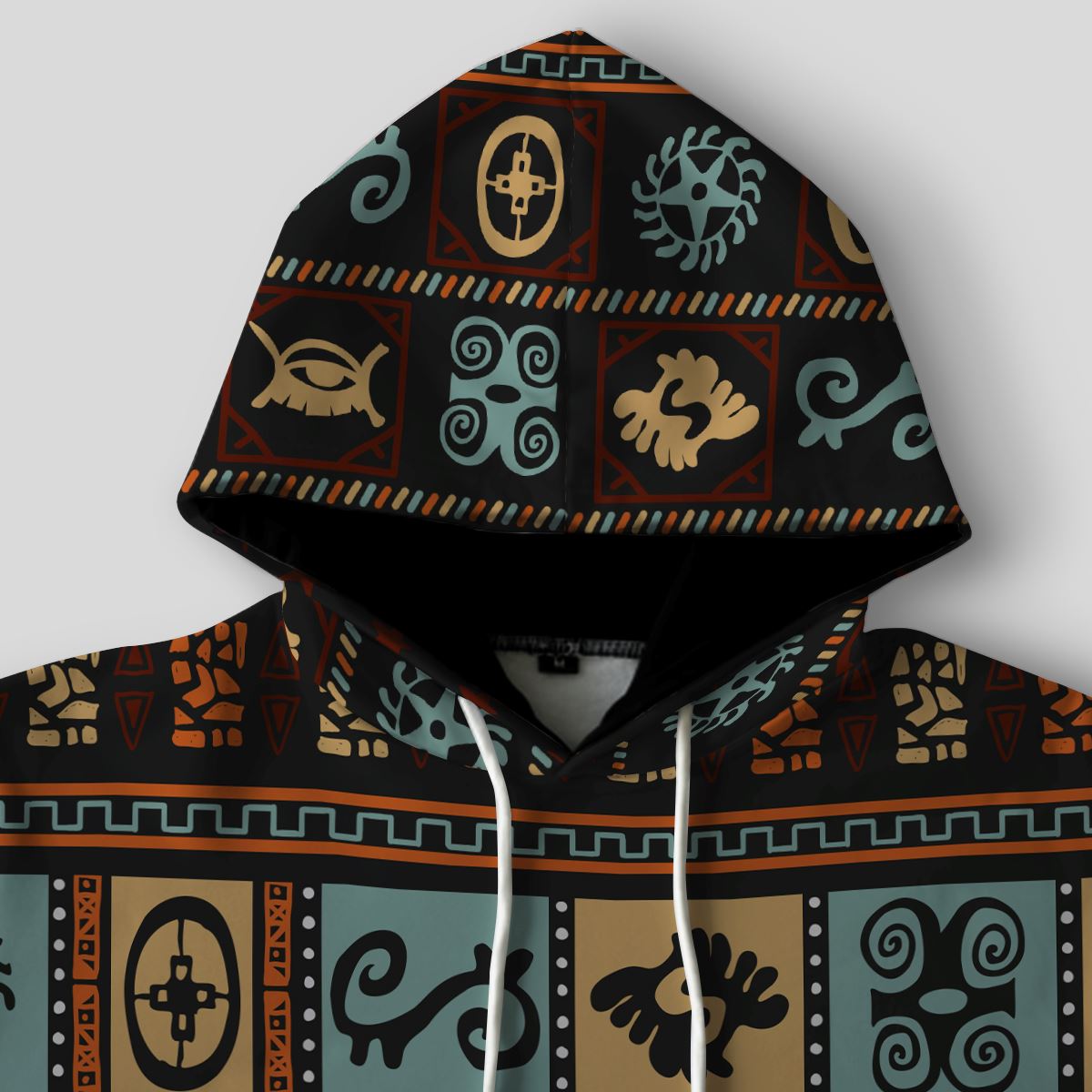 Vintage Adinkra Symbols All-over Hoodie