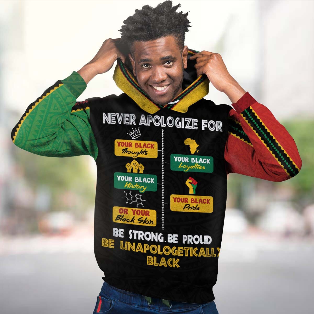 Never Apologize For Your Pride All-over Hoodie