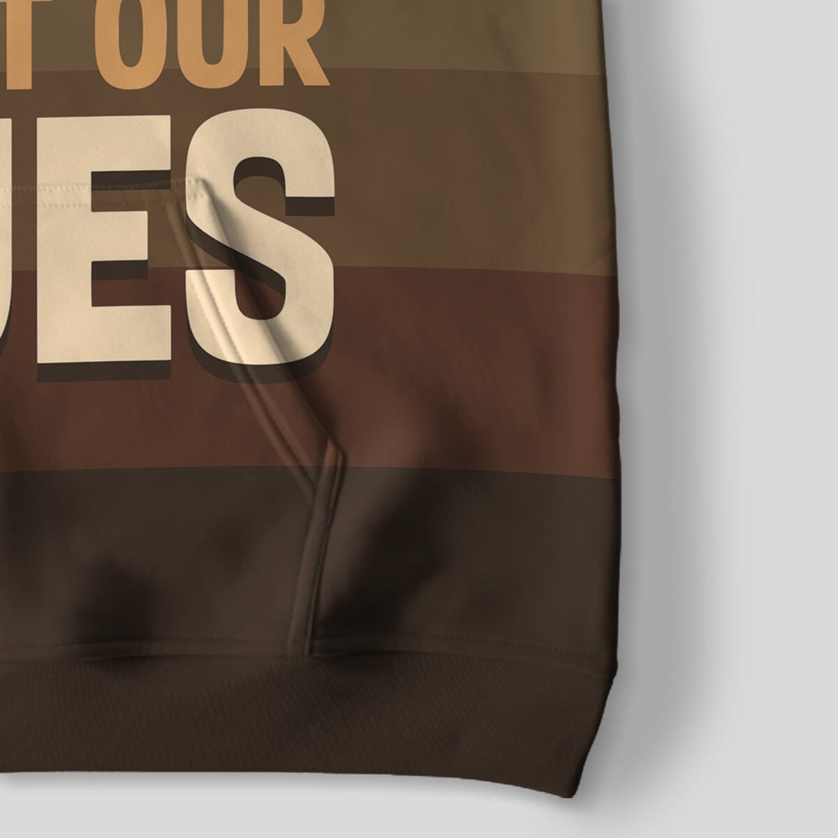 They Want Our Rhythm But Not Our Blues In Melanin Shades All-over Hoodie