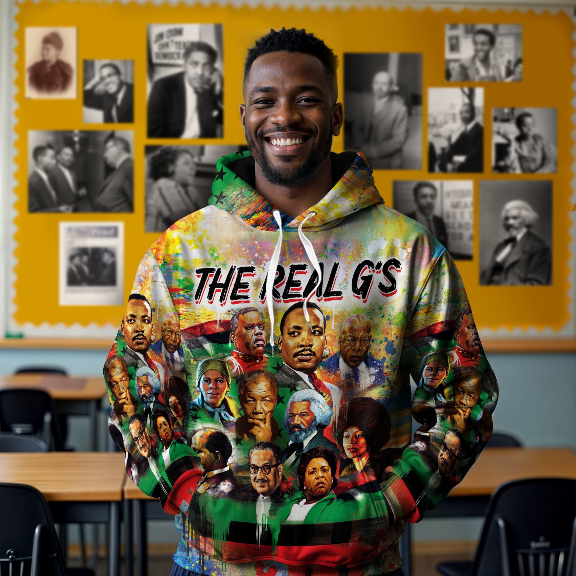 The Real G's All-over Hoodie