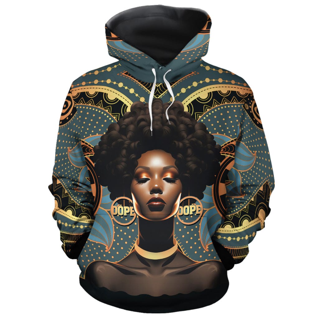 Powerful Woman in Patterns All-over Hoodie