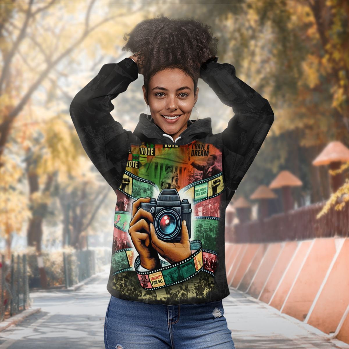 Heritage in Frames All-over Hoodie