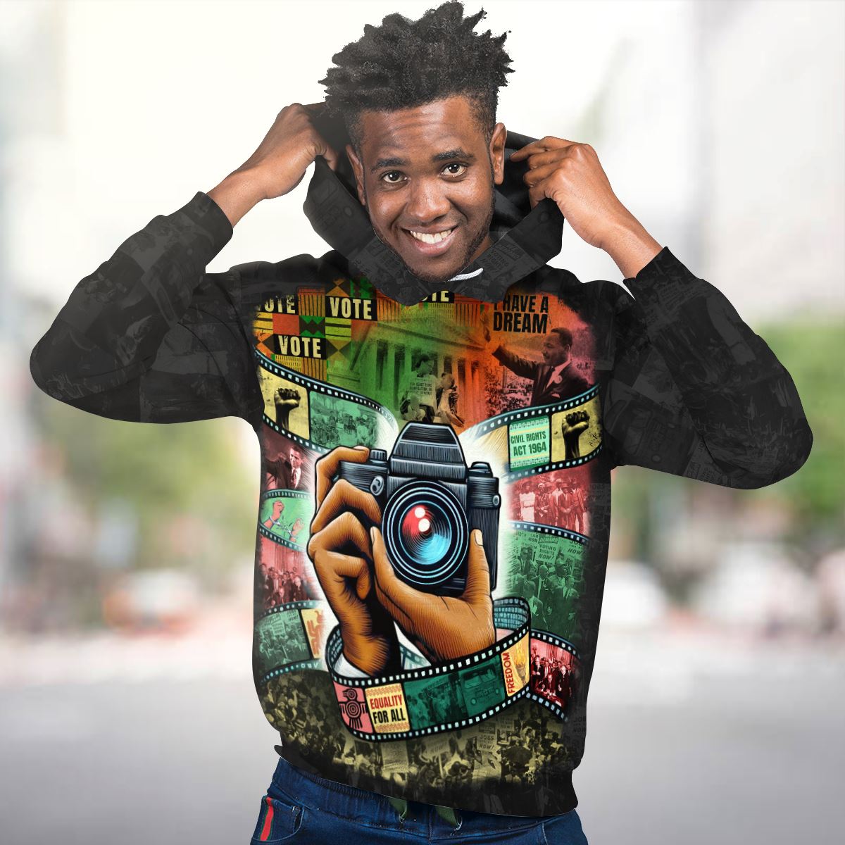 Heritage in Frames All-over Hoodie