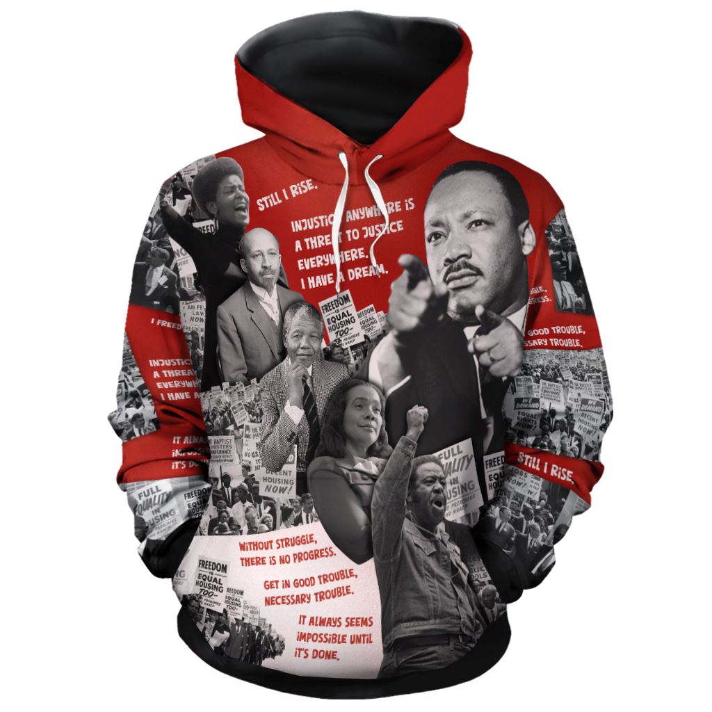 Portraits of Power All-over Hoodie