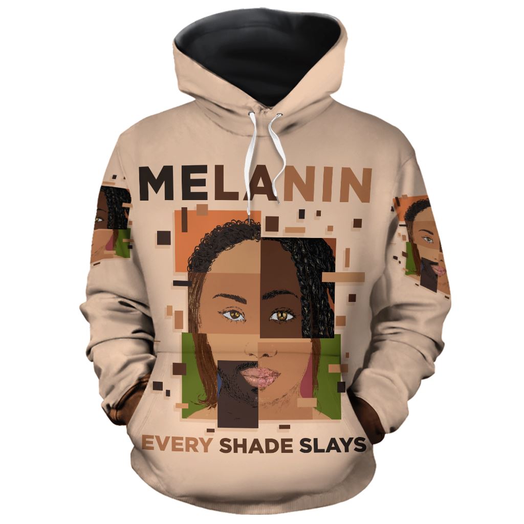 Melanin Every Shade Slays All-over Hoodie