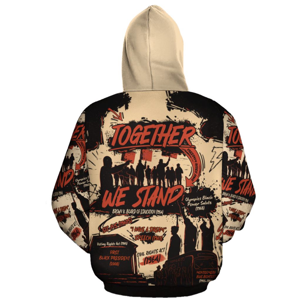 Together We Stand All-over Hoodie