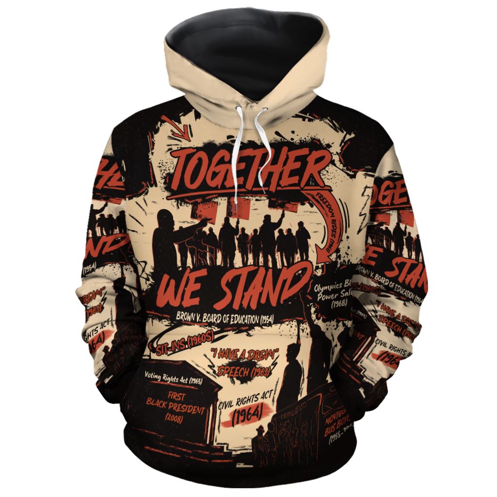 Together We Stand All-over Hoodie