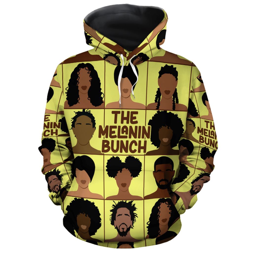 The Melanin Bunch All-over Hoodie