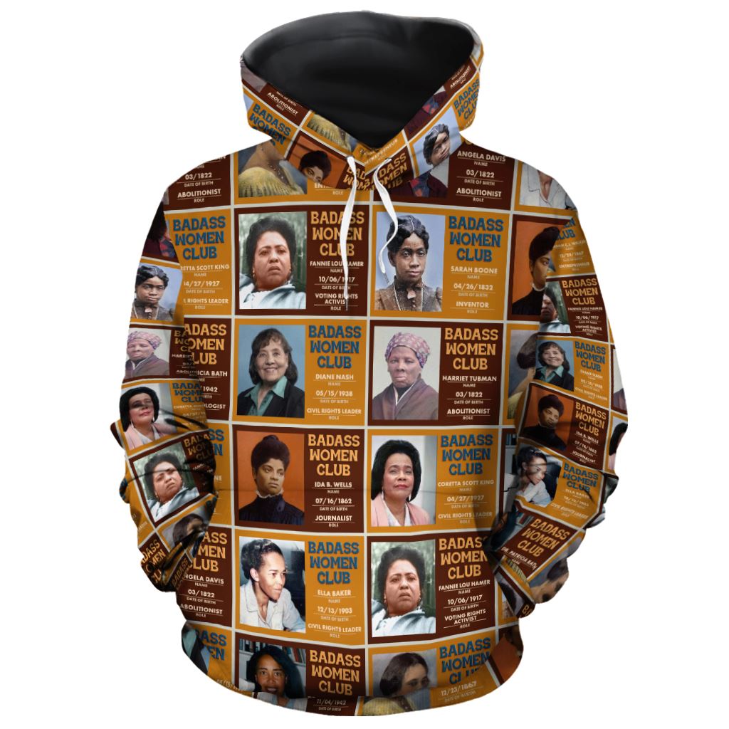 Badass Women Club All-over Hoodie