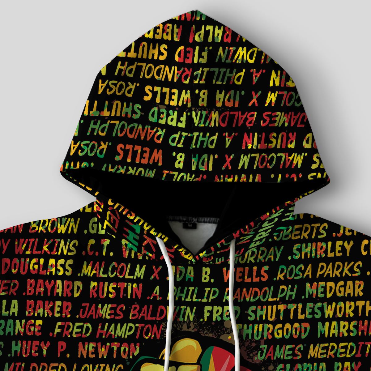 Name Fists All-over Hoodie