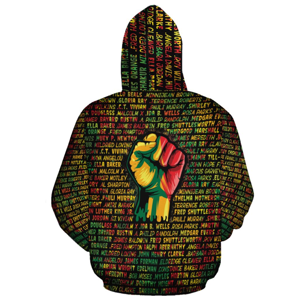 Name Fists All-over Hoodie