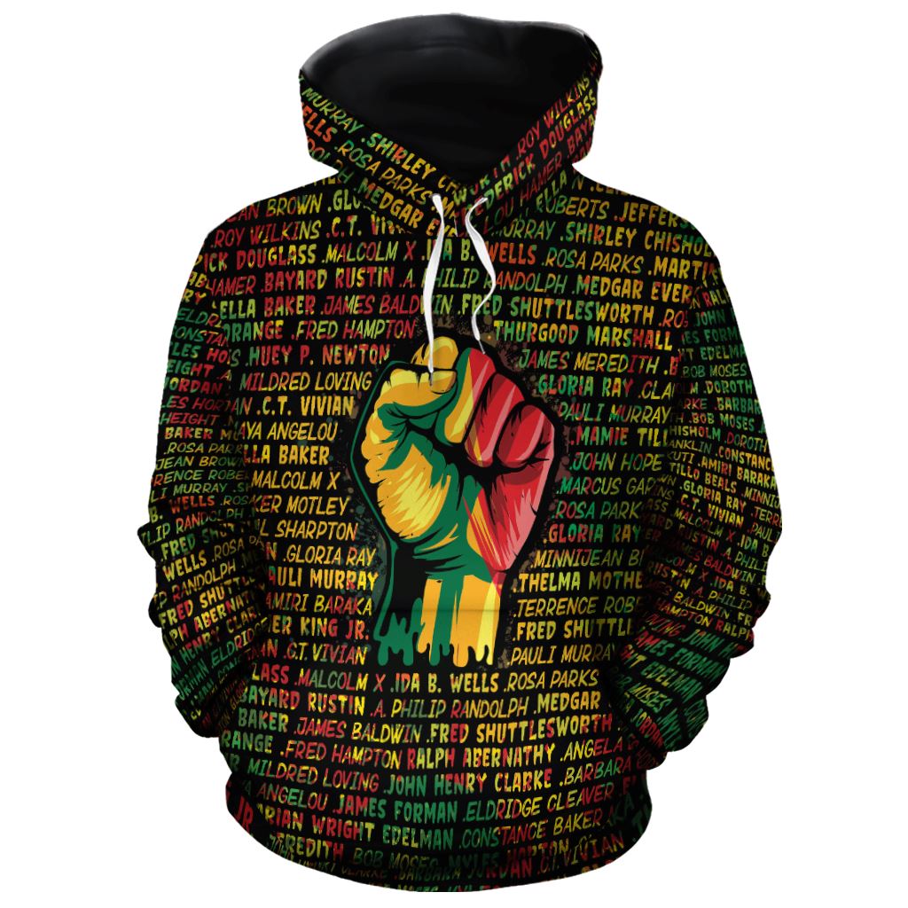 Name Fists All-over Hoodie