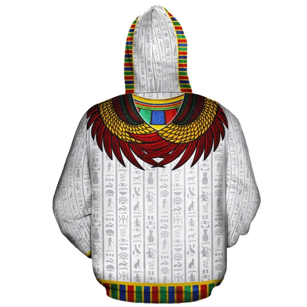 God Horus White All-over Hoodie