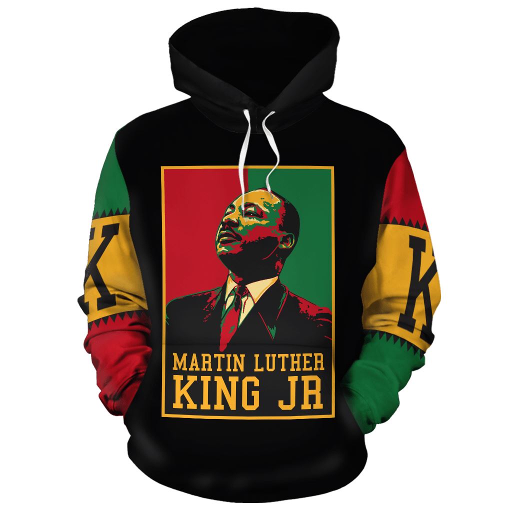 Martin Luther King Jr Retro All-over Hoodie