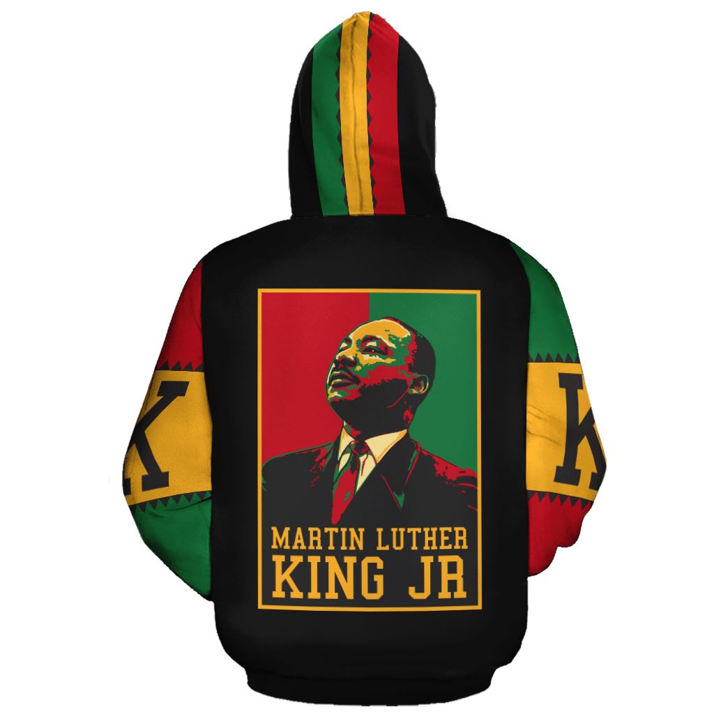 Martin Luther King Jr Retro All-over Hoodie