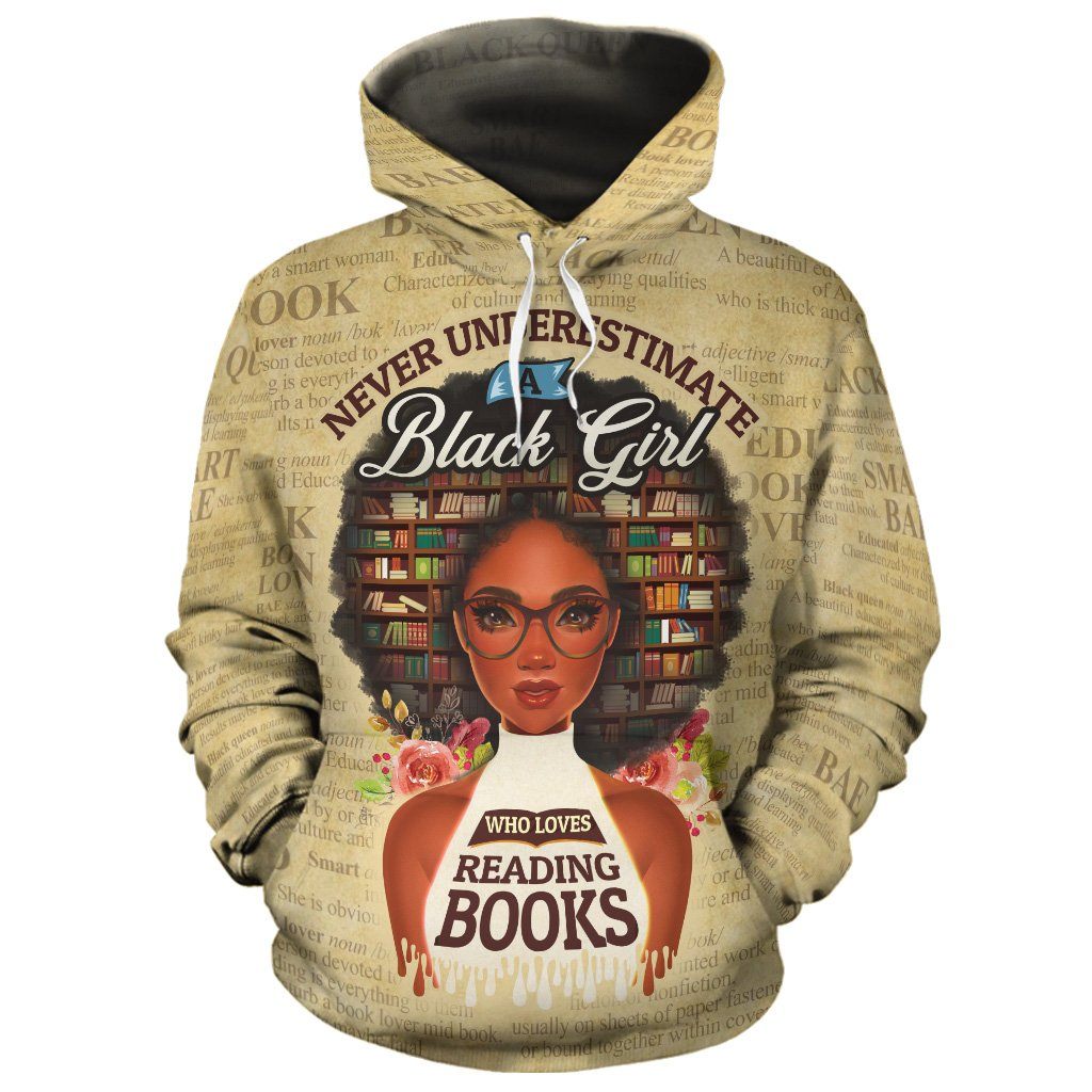 Never Underestimate A Book Lover All-over Hoodie