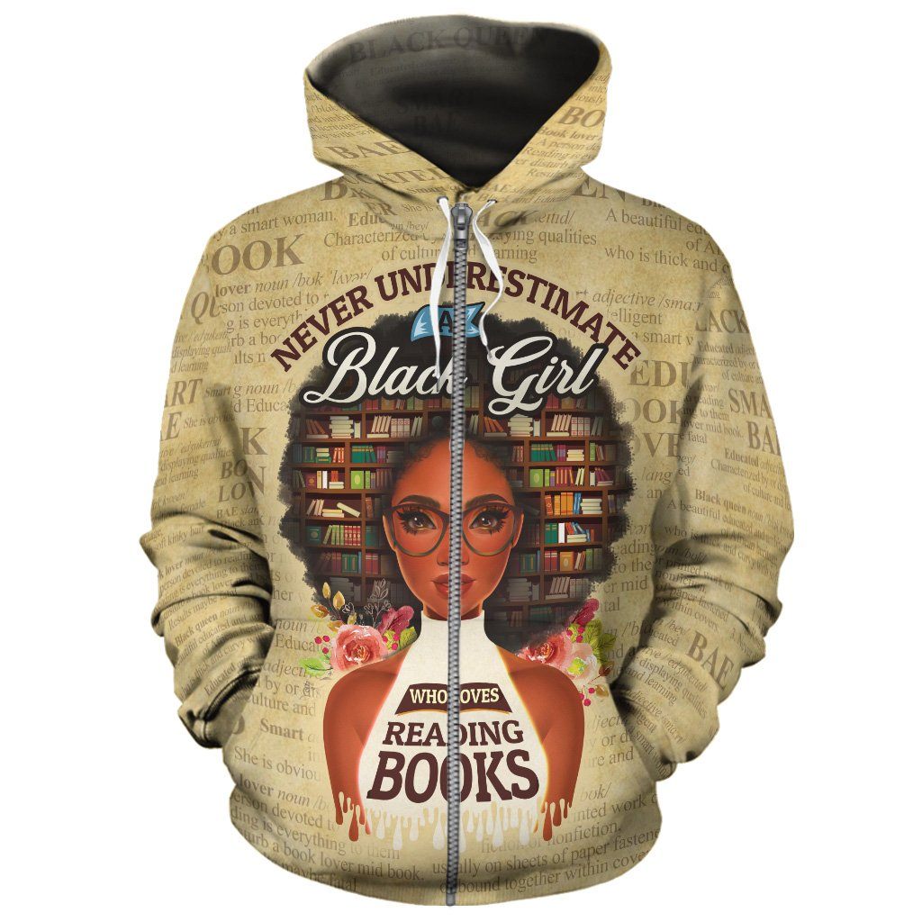 Never Underestimate A Book Lover All-over Hoodie