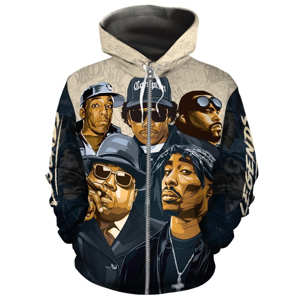 Hip Hop Legends 2 All-over Hoodie