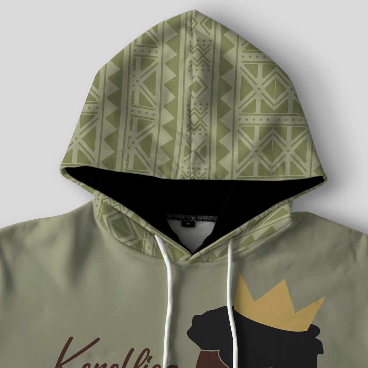 Personalized Black Dad All-over Hoodie