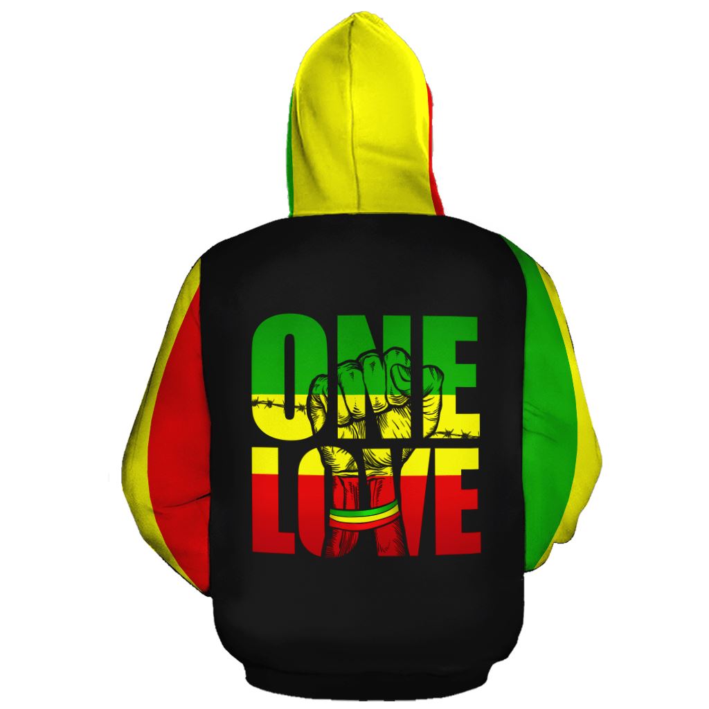 Reggae One Love All-over Hoodie