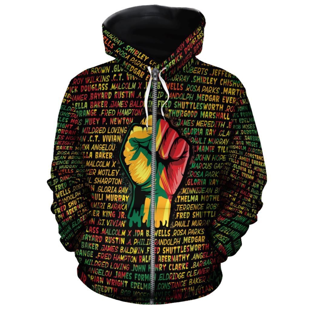 Name Fists All-over Hoodie