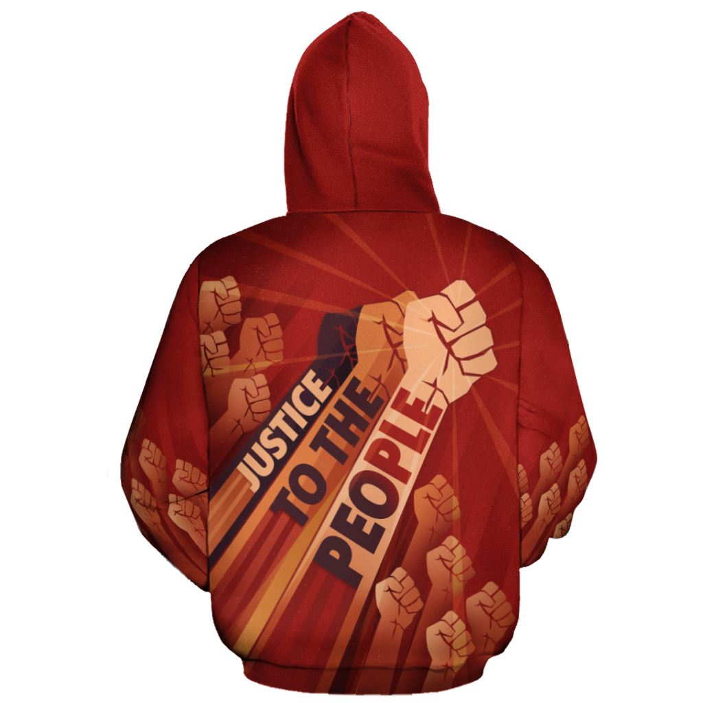 Justice To The People All-over Hoodie