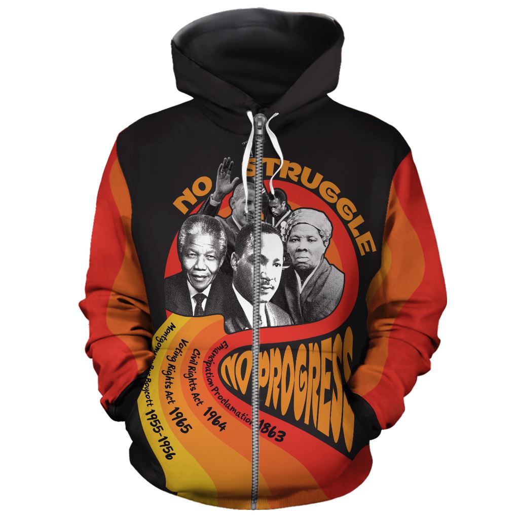 No Struggle No Progress All-over Hoodie